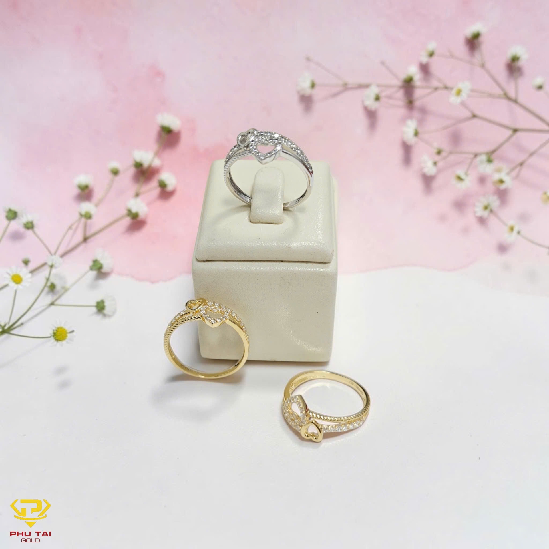 Nhẫn nữ vàng tây (mã NN 21107)
